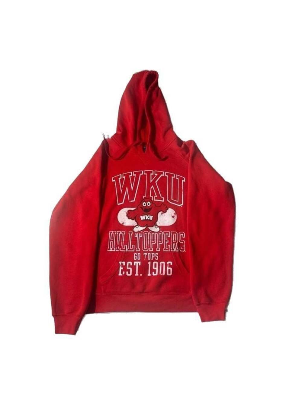 Champion Western Kentucky Hilltoppers WKU Big Red Mascot Hoodie Size L